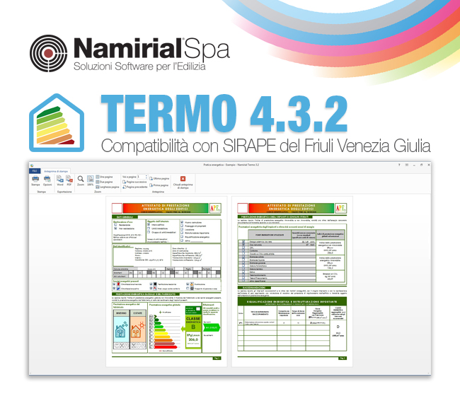 Termo 4.3.2 - Compatibilità con SIRAPE del Friuli Venezia Giulia