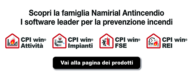 Scopri la famiglia Namirial Antincendio, i software leader per la prevenzione incendi