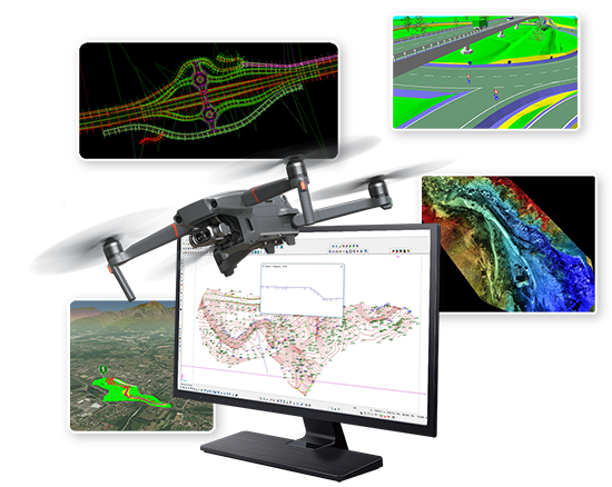 Schermate famiglia topografia e strade