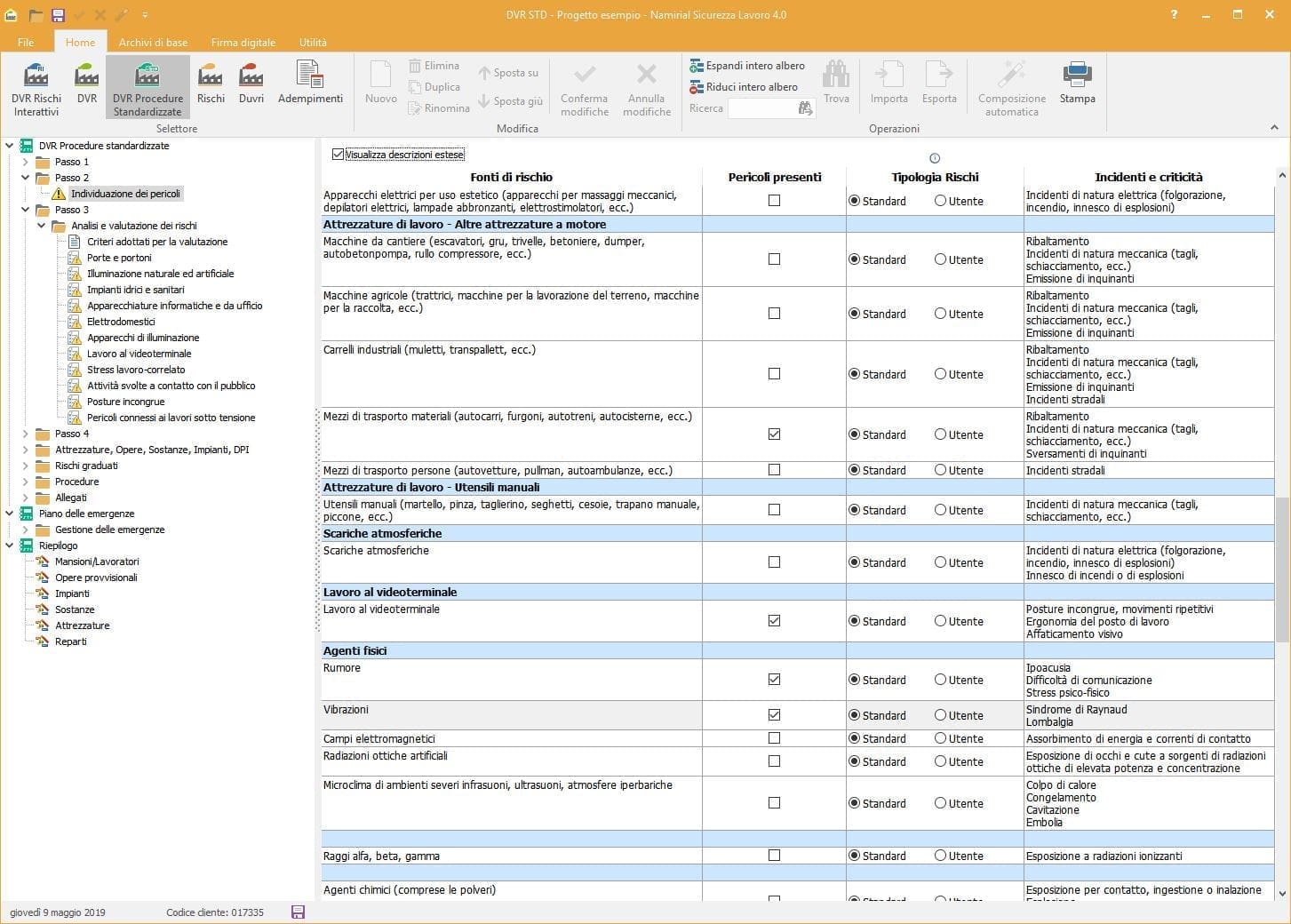 Software DVR STD - Software Sicurezza Lavoro