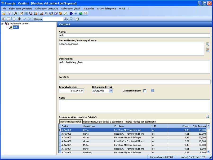 Software Contabilità Cantieri - Gestione cantieri impresa