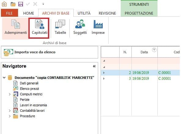 Capitolati speciali appalto