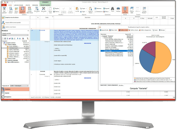 Schermata software Regolo