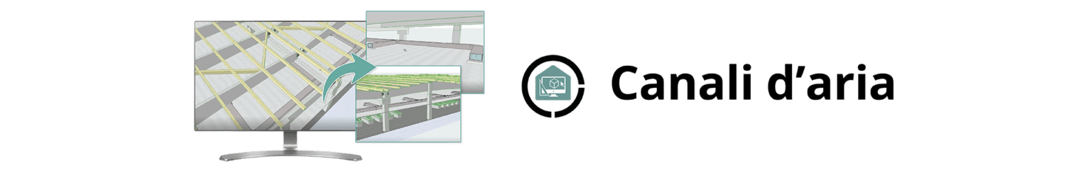 Canali d'aria - Software MEP Namirial per progettazione impianti di aereazione