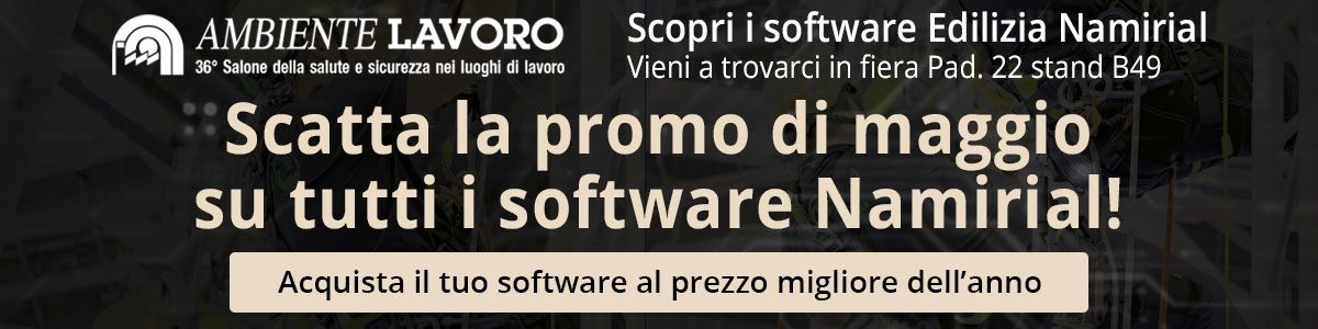 Ambiente Lavoro 2026 - Vieni a trovarci Pad 22 Stand B49 - Promo maggio