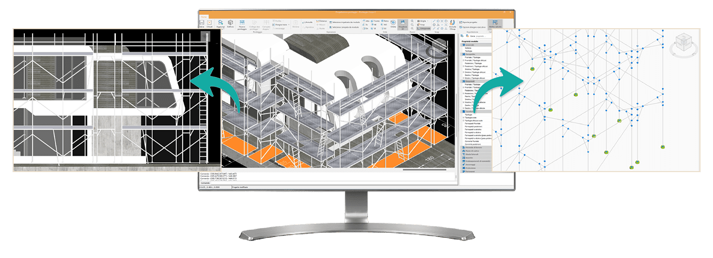 Schermate software Sicurezza Ponteggi