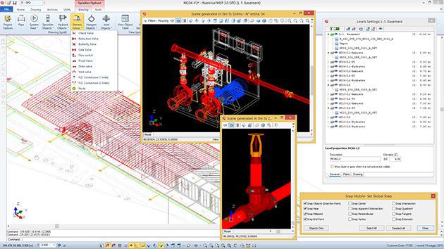 Software Progettazione Impianti Antincendio - CPI win Impianti