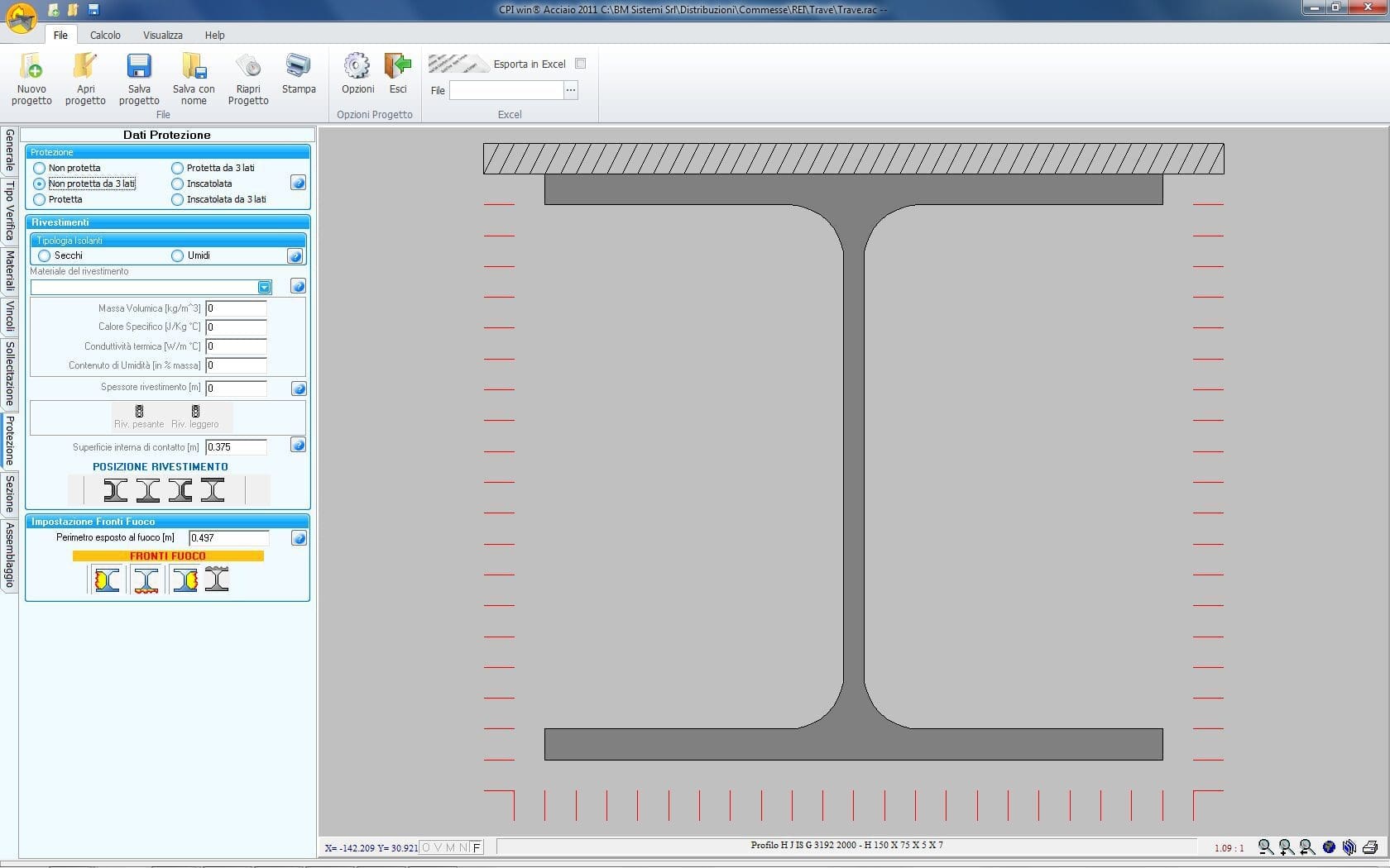 CPI win REI - Profilato acciaio