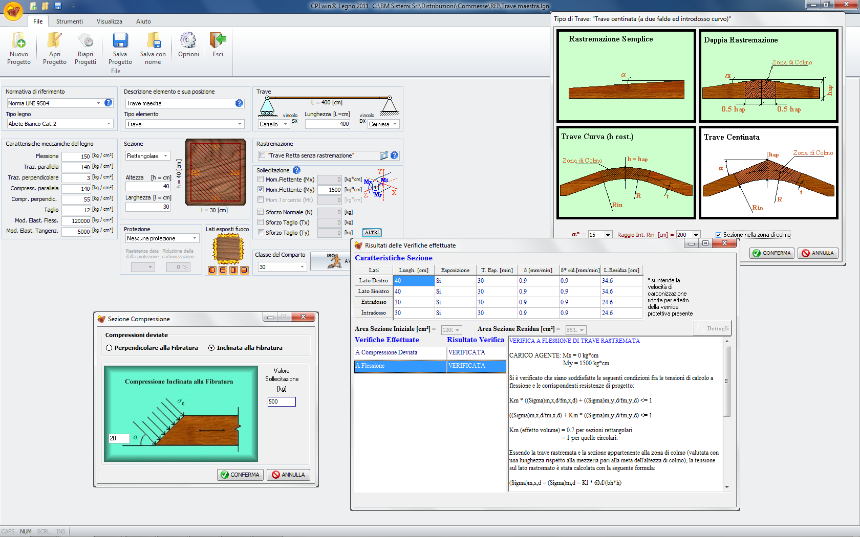 Software verification fire resistance of the structures CPI win REI
