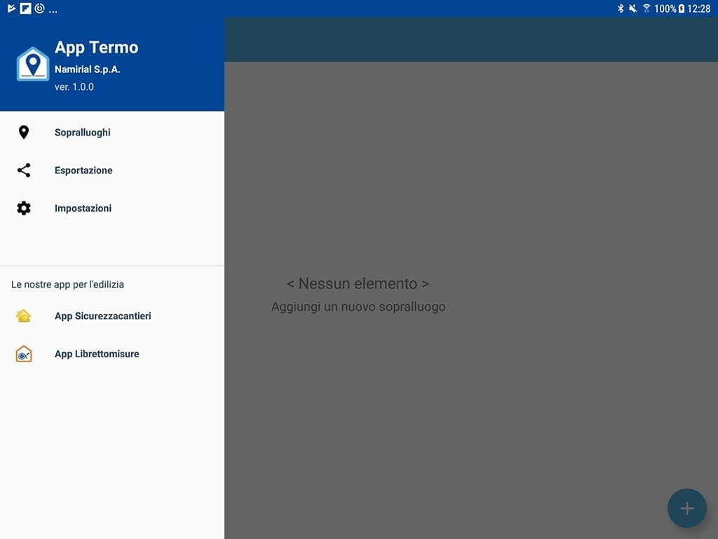 App Termo Android - Home