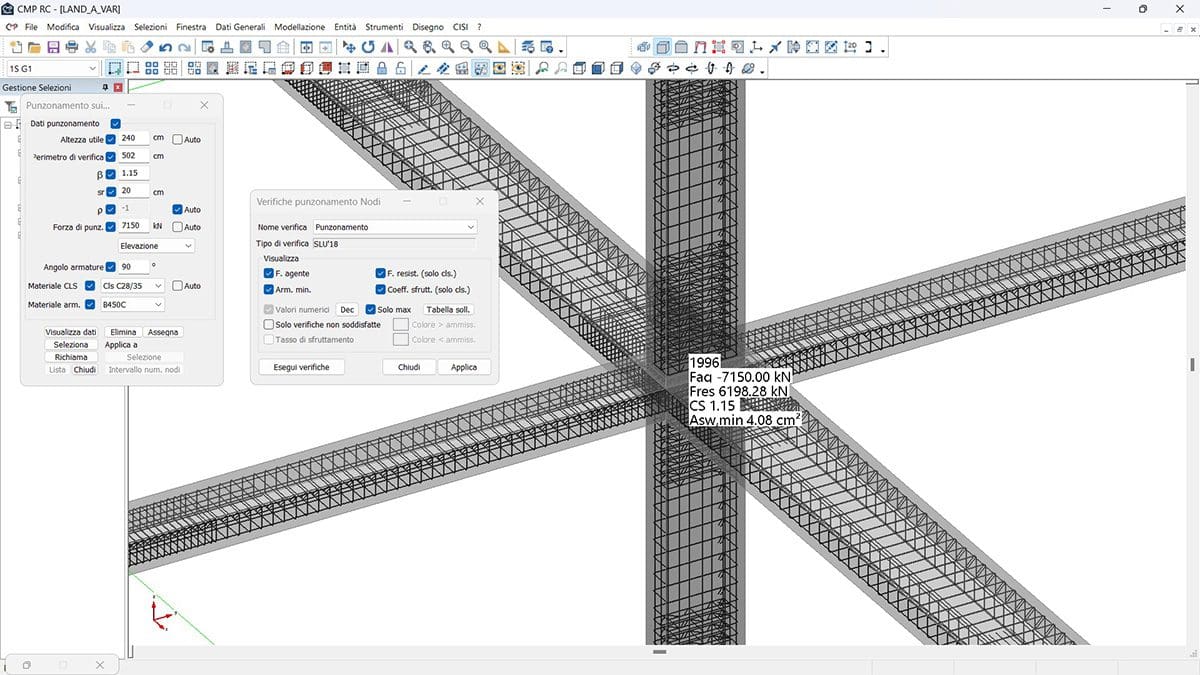 Software CMP Analisi Strutturale - Verifiche punzonamento