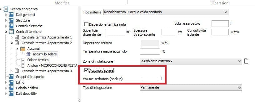 Dati accumulo solare - Termo