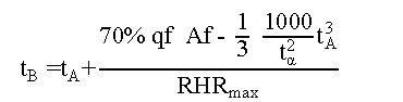 formula rhr 3