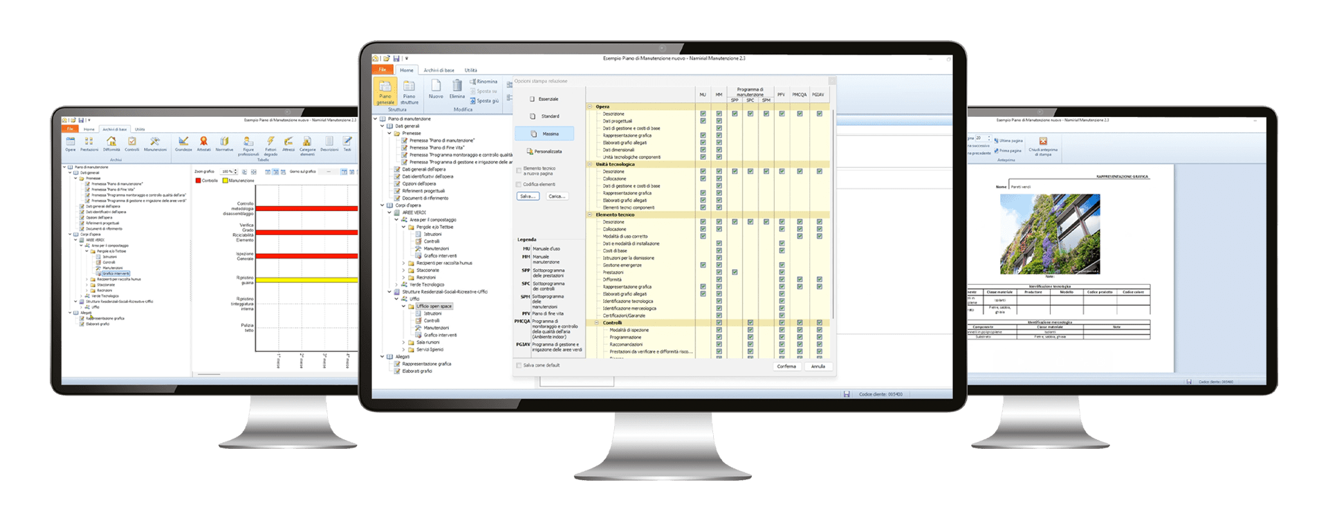 Namirial Manutenzione - Esempio piano di manutenzione