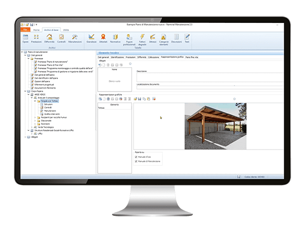 Namirial Manutenzione - Elemento tecnico