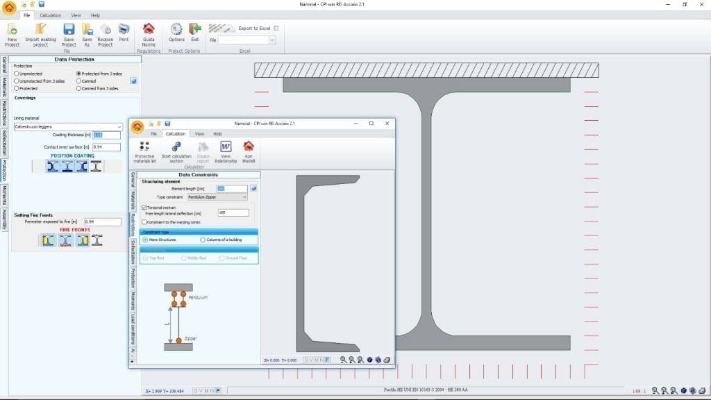 Immagine software CPI win REI Acciaio