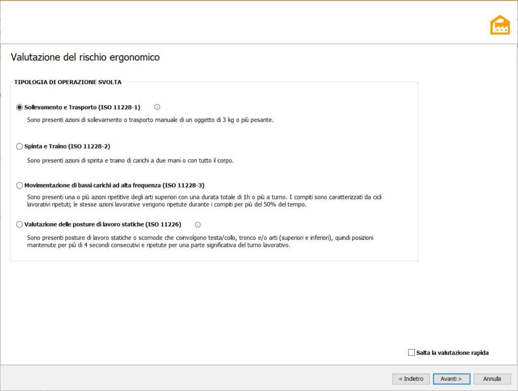 Sicurezza Lavoro - Valutazione del rischio ergonomico