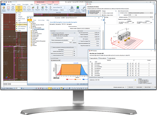 Progettazione della curva HRR e simulazione dei JetFan