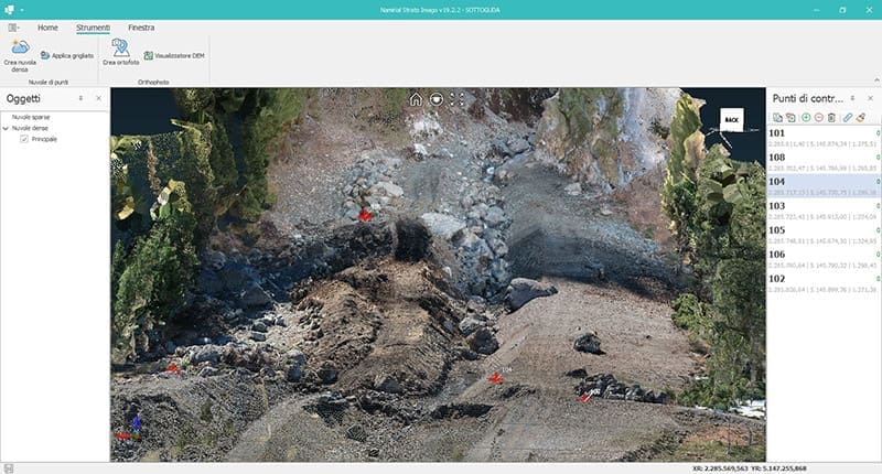 Nuvola di punti - Strato