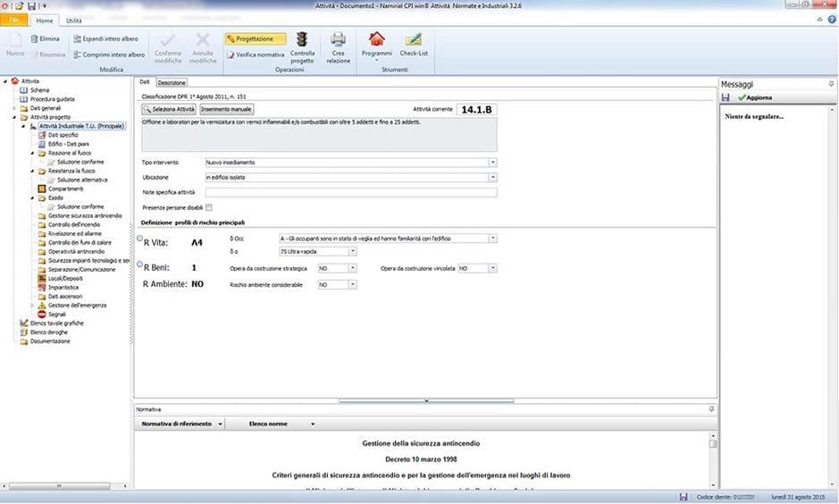 software cpi win attività