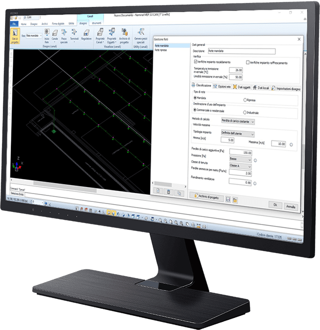 Software progettazione canali d'aria