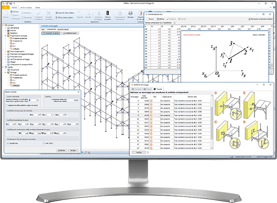 Verifica strutturale del ponteggio - Software Calcolo Statico