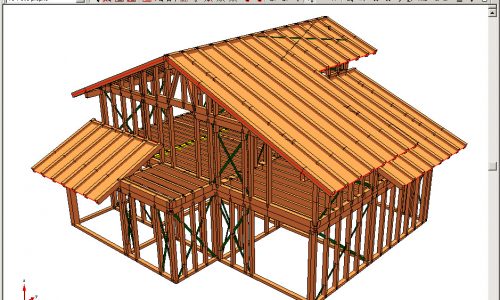 Telaio leggero in legno